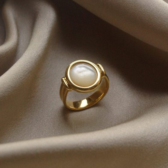 Elegante Ring met Alle Parels
